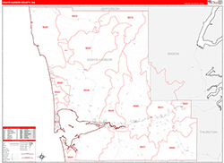 Red Line Map Example